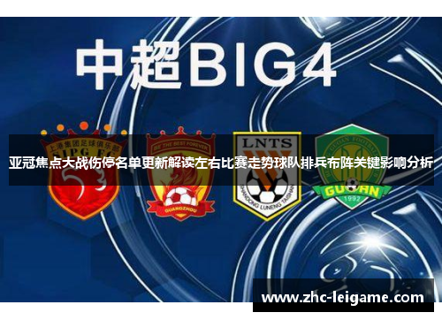 亚冠焦点大战伤停名单更新解读左右比赛走势球队排兵布阵关键影响分析 亚冠焦点大战伤停名单更新解读左右比赛走势球队排兵布阵关键影响分析